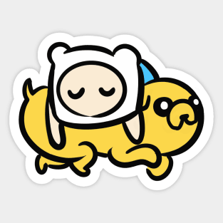 Sleepy Adventure Bros Sticker